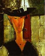 Amedeo Modigliani Madame Pompadour by Modigliani painting